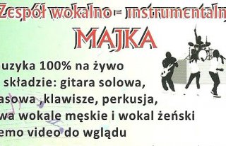 MAJKA-Konin.Zespół muzyczny na wesele. Konin