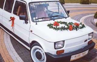 Maluchem Limuzyną do ślubu. Fiat 126p Limuzyna Radomsko