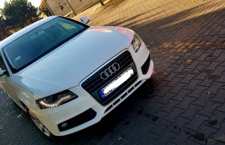 Audi a4 BIAŁE do ślubu  Ciechanów 