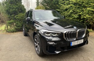 Nowe Czarne BMW X5 MSport * BIAŁY SKÓRY * Rumia