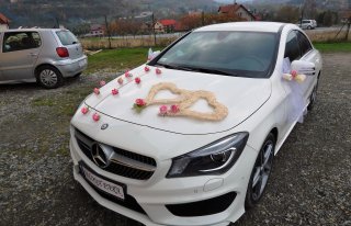 Samochód do ślubu Mercedes Benz CLA 200 AMG Maków Podhalański