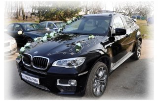 Luksusowe BMW X6, full opcja, 2013, do ślubu Warszawa