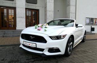 Mustang Cabrio GT 5.0 czerwone skóry Lublin