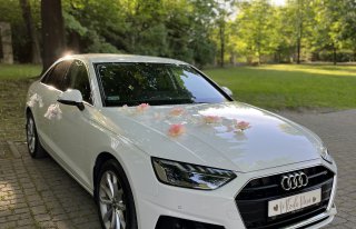 Samochód do ślubu białe Audi Kraków