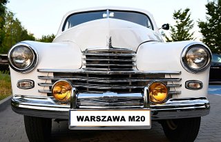 Zabytkowa Warszawa M20 FSO prosto z PRL, auto do ślubu Olsztyn