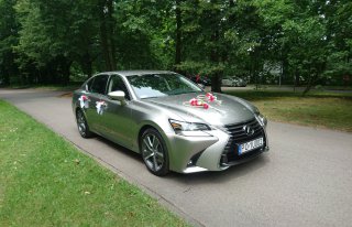 Piękny i luksusowy Lexus GS - limuzyna do ślubu Poznań Poznań