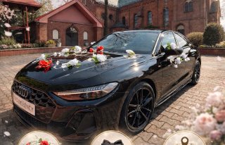 Wynajem auta do ślubu Audi A5 czarne 2025 Siemianowice Śląskie