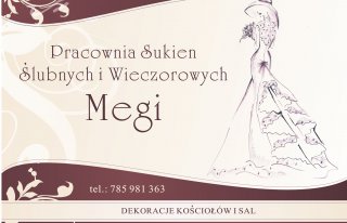 Pracownia Sukien Ślubnych MEGI Dekoracje Kościołów i sal Koło
