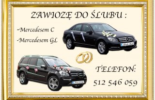 Mercedes do ślubu i wesela Białobrzegi