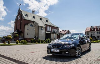 HONDA ACCORD, auto, ślub, wesele, czarna perła, jasna tapicerka  Oświęcim