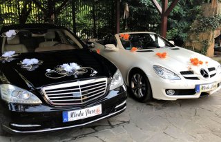 Czarny Mercedes S350 LONG Oraz Biały Cabrio SLK PIĘKNE Nowy Sącz