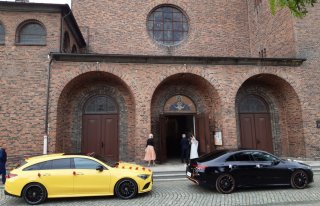 2 Mercedesy CLA 4Matic Black & Yellow. Gdańsk