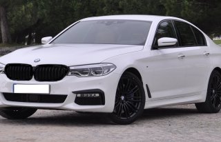 Najnowsze BMW G30 M biała białe do Ślubu Ciechanów ,Mława, Działdowo Mława