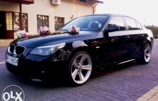 Auto do ślubu BMW E60 - M pakiet Warka