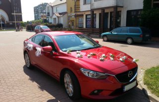 Samochód do ślubu Nowa Mazda 6  Wasilków
