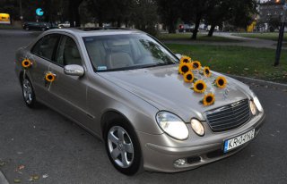 Luksusowy ZŁOTY Mercedes E-klasse Kraków