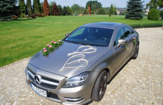 Auta do ślubu Mercedes-Benz CLS350 AMG i Nissan Titan  Żory