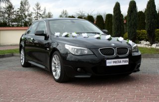 Auto do ślubu na wesele BMW 5 M-pakiet Wieluń, Działoszyn, Pajęczno Działoszyn
