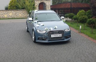 wynajem samochodu na ślub Rogów