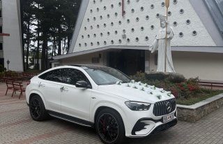 Auto do Ślubu Samochód na Wesele Mercedes GLE Coupe AMG  Gdańsk