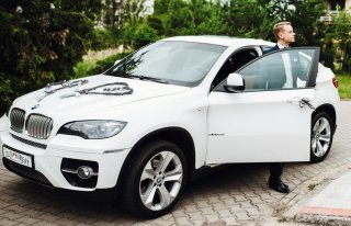 Białe BMW X6 do ślubu !!! Jarocin, Poznań i okolice Jarocin