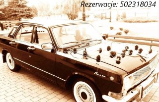 Czarna Wołga do Ślubu Kalisz
