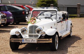 Samochód zabytkowy kabriolet Nestor Baron Auta do ślubu Chrysler 300C Międzyrzec Podlaski