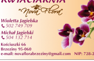 Nova Flora Kwiaciarnia Brzeziny