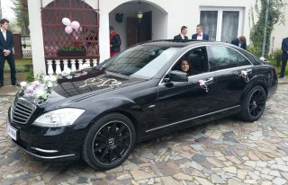 Mercedes klasy S po liftingu na wesela  Białystok 