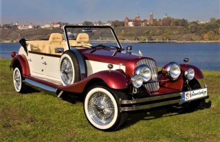 Zabytkowe samochody do ślubu na wesele Kabriolet Alfa Romeo Spider Biała Podlaska