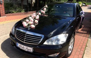 Wynajem samochodu do ślubu Mercedes S-klasa  Borówiec