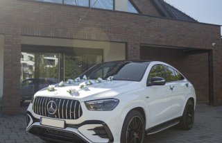 Auto do Ślubu Samochód na Wesele Mercedes GLE Coupe AMG GDAŃSK GDYNIA Gdańsk