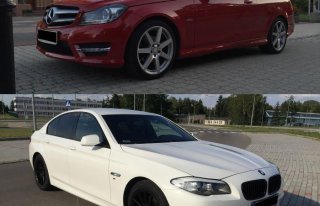 Auto Samochód do ślubu BMW 5 F10 MERCEDES C Coupe Radom i okolice Radom