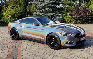 Holograficzny Ford Mustang - auto/samochód do ślubu - Jedyny taki! Rybnik