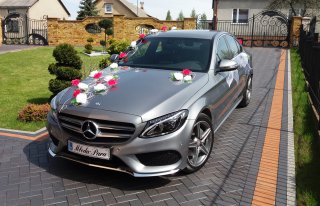 Auto do ślubu Mercedes-benz C AMG rok2016. Samochód na wesele. Wynajem Olkusz
