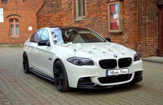 Samochód do ślubu, wesele BMW 5 M-Pakiet Pasłęk