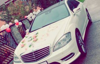 Samochód do ślubu, auto na wesele Mercedes S Long Biała Podlaska