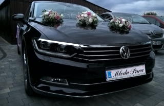 Auto do ślubu VW B8 Highline czarna perła - Bielsko-Biała / Żywiec Łodygowice